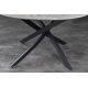Mese dining - Masa rotunda HELIX 120cm gri beton