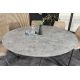 Mese dining - Masa rotunda HELIX 120cm gri beton