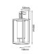 Aplice - Aplica perete exterior, Protectie IP65 ALPS negru