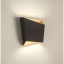 Aplica perete lumina ambientala ASIMETRIC negru