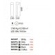 Stalpi - Stalp LED iluminat exterior IP65 SIRIO LED PT1 H60 ANTRACITE