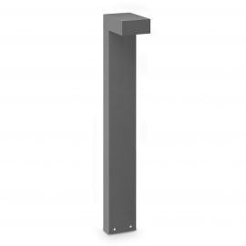 Stalpi - Stalp LED iluminat exterior IP65 SIRIO LED PT1 H80 ANTRACITE
