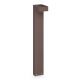 Stalpi - Stalp LED iluminat exterior IP65 SIRIO LED PT1 H80 COFFEE
