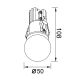 Spoturi tavan fals - Spot LED 4000K incastrabil, protectie IP44, BEAD