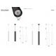 Pendule, Lustre suspendate - Pendul LED CCT BOLONIA 25cm negru