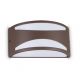 Aplice - Aplica iluminat exterior IP44 REX-3 AP1 COFFEE