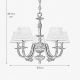 Candelabre, Lustre - Candelabru 5 brate din alama design italian Angelica