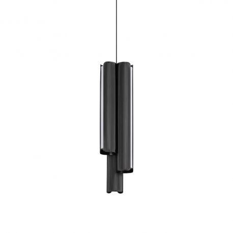 Pendule, Lustre suspendate - Lustra LED moderna DORICA SP3 D90 NERO