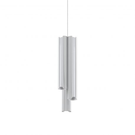 Pendule, Lustre suspendate - Lustra LED moderna DORICA SP3 D90 BIANCO