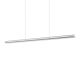 Pendule, Lustre suspendate - Lustra LED suspendata liniara DORICA SP1 D45 ACCIAIO