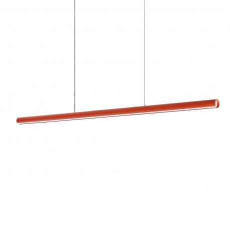 Pendule, Lustre suspendate - Lustra LED suspendata liniara DORICA SP1 D45 ARANCIONE