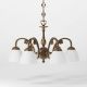 Pendule, Lustre suspendate - Candelabru din alama stil Art Nouveau Beatrice
