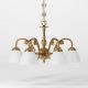 Pendule, Lustre suspendate - Candelabru din alama stil Art Nouveau Beatrice