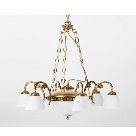 Candelabre, Lustre - Candelabru din alama stil Art Nouveau Beatrice