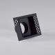 Spoturi tavan fals - Spot incastrabil rezistent foc protectie IP65 Zelda Trimless Square negru