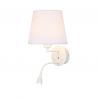 Aplica de perete cu reader LED CAICOS alb