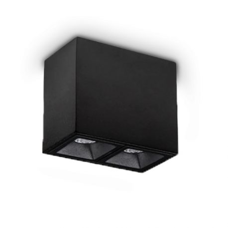 Plafoniere cu spoturi, Spoturi aplicate - Spot LED aplicat tavan LIKA PL 06W 3000K NERO