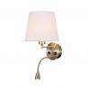 Aplica de perete cu reader LED CAICOS nickel satinat