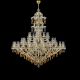 Lustre Cristal Bohemia - Candelabru Cristal Bohemia Exclusive 48 brate MARIA TEREZIA AUREA