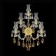 Aplice Cristal Bohemia - Aplica de perete Cristal Bohemia Exclusive 5 brate MARIA TEREZIA AUREA