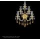 Aplice Cristal Bohemia - Aplica de perete Cristal Bohemia Exclusive 5 brate MARIA TEREZIA AUREA
