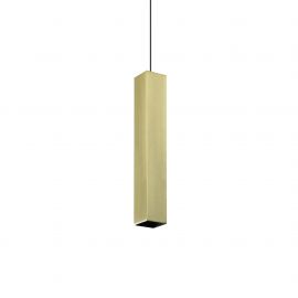 Pendule, Lustre suspendate - Pendul modern minimalist LOOK SP1 SQUARE D60 H400 OTTONE