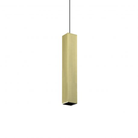 Pendule, Lustre suspendate - Pendul modern minimalist LOOK SP1 SQUARE D60 H400 OTTONE