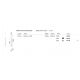 Pendule, Lustre suspendate - Pendul modern minimalist LOOK SP1 SQUARE D60 H400 OTTONE