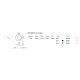 Lustre aplicate - Lustra LED aplicata design circular OZ PL D080 ON-OFF OTTONE 3000K