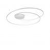 Lustra LED aplicata design circular OZ PL D080 ON-OFF BIANCO 3000K