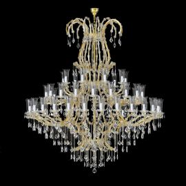 Candelabru Cristal Bohemia Exclusive 54 brate EMPEROR ROBERT