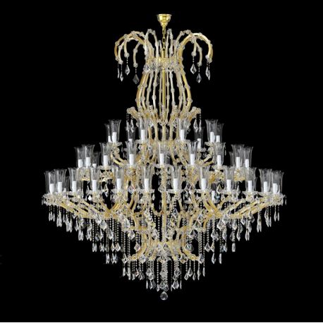 Lustre Cristal Bohemia - Candelabru Cristal Bohemia Exclusive 54 brate EMPEROR ROBERT