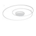 Lustra LED aplicata design circular OZ PL D100 ON-OFF BIANCO 3000K