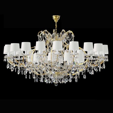 Lustre Cristal Bohemia - Candelabru Cristal Bohemia Exclusive 30 brate MARIA TEREZIA 78