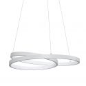 Lustra LED suspendata design circular OZ SP D040 ON-OFF BIANCO 3000K
