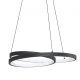 Pendule, Lustre suspendate - Lustra LED suspendata design circular OZ SP D040 ON-OFF NERO 3000K