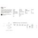 Pendule, Lustre suspendate - Lustra LED suspendata design circular OZ SP D040 ON-OFF NERO 3000K