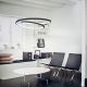 Pendule, Lustre suspendate - Lustra LED suspendata design circular OZ SP D100 ON-OFF BIANCO 3000K