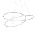 Lustra LED suspendata design circular OZ SP D100 ON-OFF BIANCO 3000K