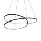 Pendule, Lustre suspendate - Lustra LED suspendata design circular OZ SP D100 ON-OFF NERO 3000K