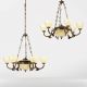 Candelabre, Lustre - Candelabru din alama stil Neoclassical Elisa