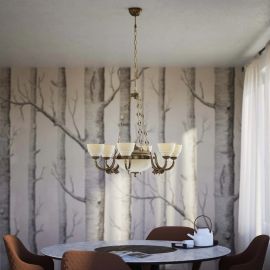 Candelabre, Lustre - Candelabru din alama stil Neoclassical Elisa