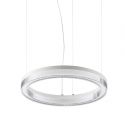 Lustra LED suspendata design circular CROWN SP D40 BIANCO
