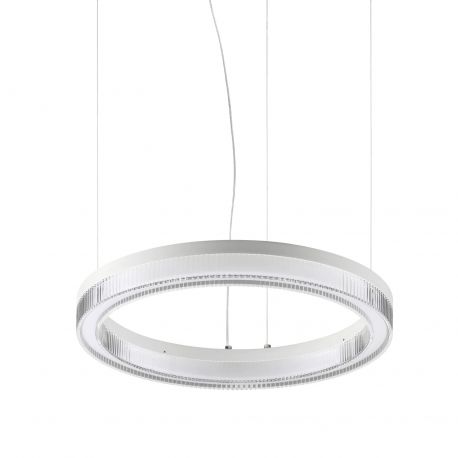 Pendule, Lustre suspendate - Lustra LED suspendata design circular CROWN SP D40 BIANCO
