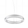 Lustra LED suspendata design circular CROWN SP D40 BIANCO