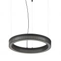 Lustra LED suspendata design circular CROWN SP D40 NERO