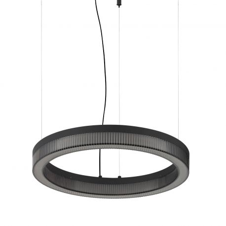 Pendule, Lustre suspendate - Lustra LED suspendata design circular CROWN SP D40 NERO
