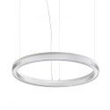 Lustra LED suspendata design circular CROWN SP D60 BIANCO