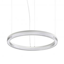 Pendule, Lustre suspendate - Lustra LED suspendata design circular CROWN SP D60 BIANCO