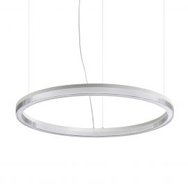 Pendule, Lustre suspendate - Lustra LED suspendata design circular CROWN SP D80 BIANCO